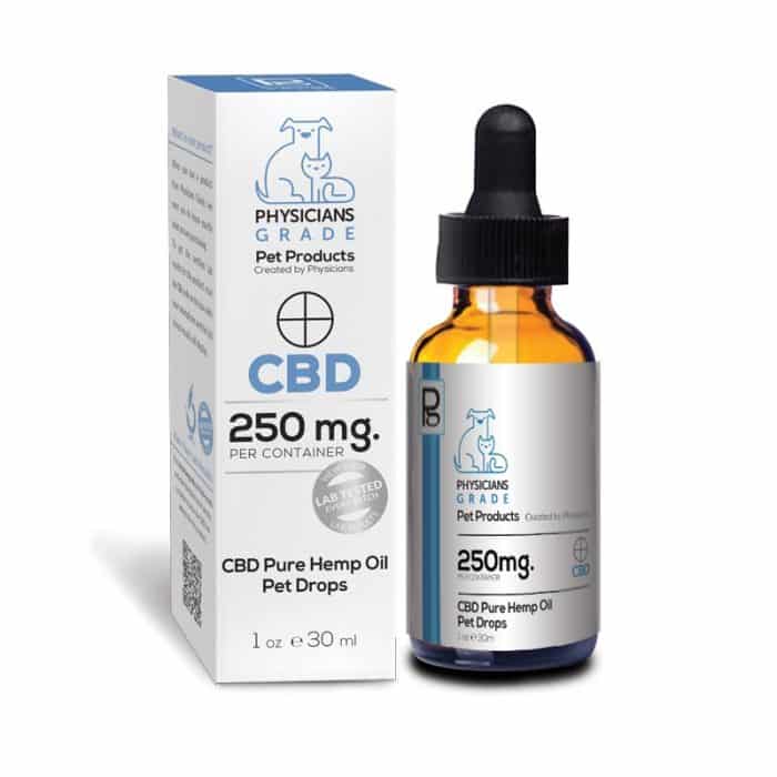 CBD Pet Wellness Support Oral Drops + 250mg