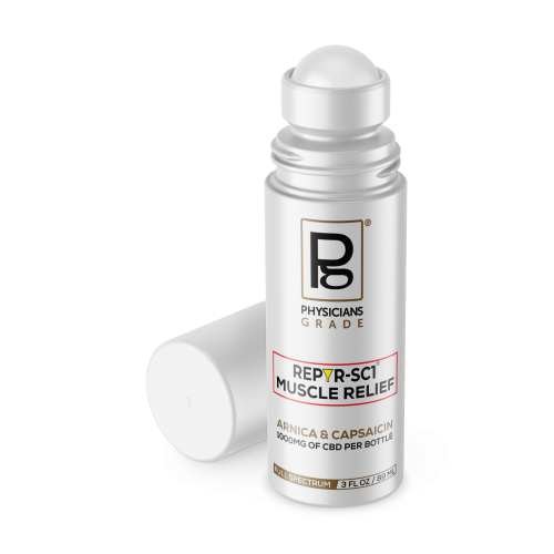 REPYR Muscle Relief Roll-On + 1000mg CBD