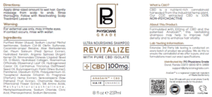 Ultra-Nourishing Revitalize Shampoo + 100mg CBD - Image 2