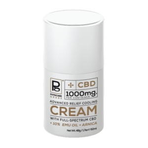 Advanced Relief Cooling Cream: 1000mg CBD Emu Rub with 10% Arnica & Emu Oil