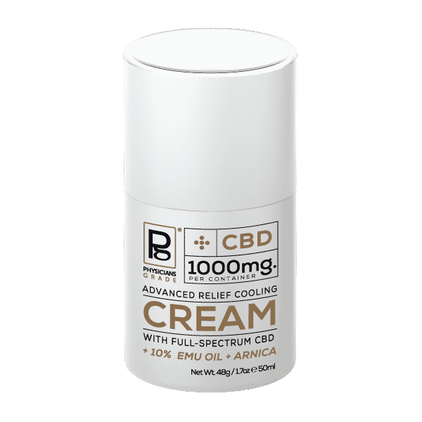 Advanced Relief Cooling Cream + 1000mg CBD | Physicians Grade